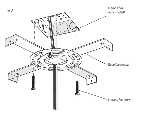 artika HOL5SP HD2 5 Light LED Pendant  Hologram 5 - INSTALLATION