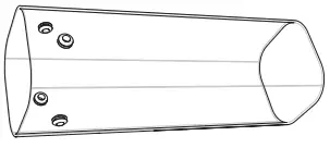 artika HOL5SP HD2 5 Light LED Pendant  Hologram 5 - Outer glass