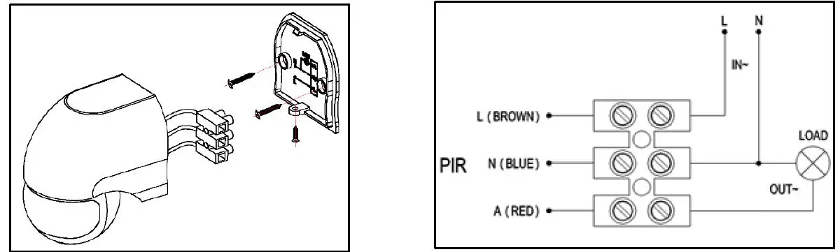 SOLIGHT WPIR04 PIR Sensor Camera fig 3
