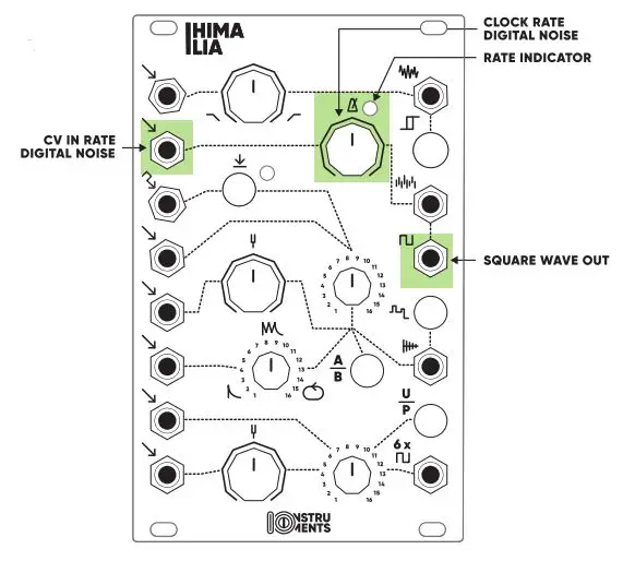 10NSTRU MENTS Penta Sound Source - Mono square oscillator