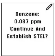 WatchGas NEO Photo-Ionization Detector User Guide - At the end of the sampling time