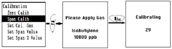 WatchGas NEO Photo-Ionization Detector User Guide - Span Calibration