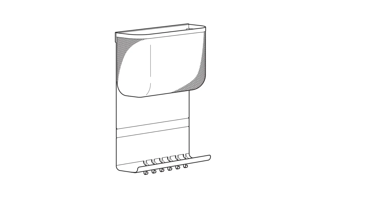 Ikea 705.156.37 Drönjöns Wall Cabinet With Hooks Instruction Manual