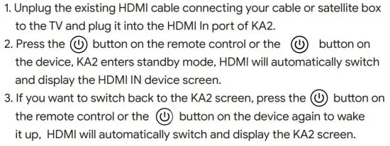 FIG 27 HDMI input and switching