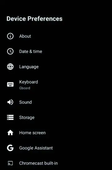 FIG 29 System settings function