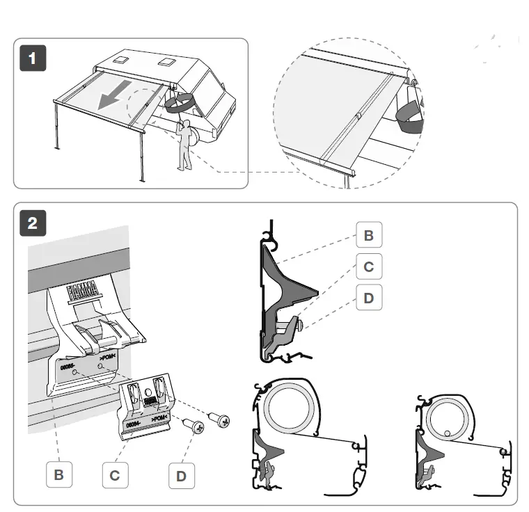 FIAMMA 98655-850 Rafter LED Lighting Kit 2