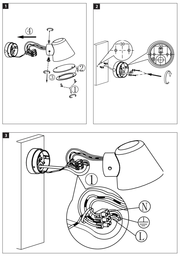 anslut 013779 Wall Spot Light - fig