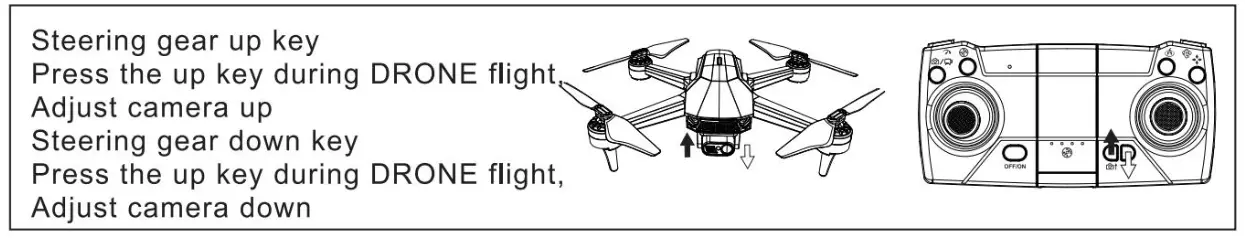 CXJ C15 Drone with Dual 2K UHD Camera - ADJUSTING CAMERA UP