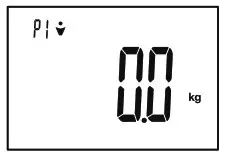 TRANSTEK GBF 1319 B6 Body Fat Analyzer - disxplay