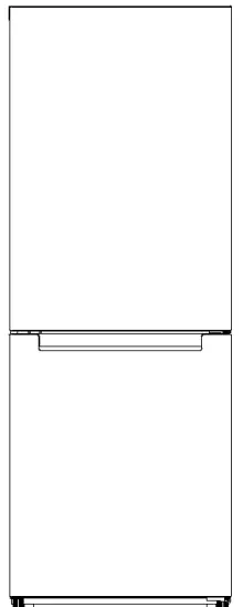 Haier HRF230BW 230L Refrigerator and Freezer