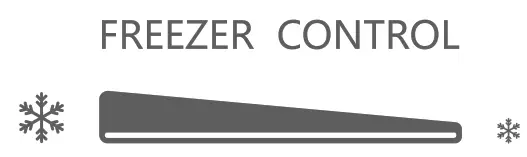 Haier HRF230BW 230L Refrigerator and Freezer - control