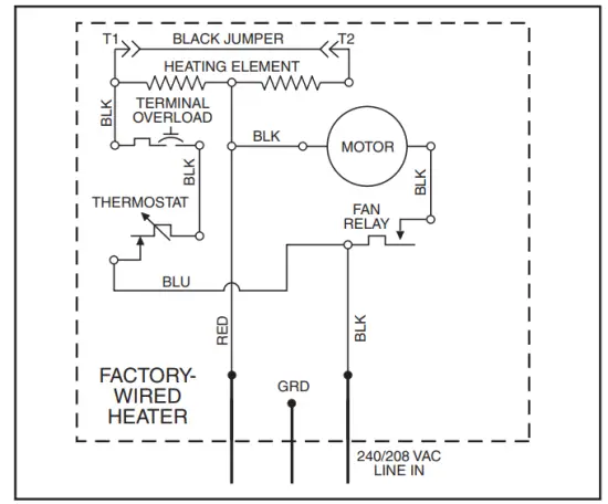 BROAN 192 Wall Heater - WIRING 2