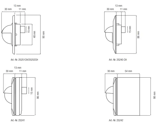 niko Swiss Garde 300 Presence Detector KNX KLR - fig 1