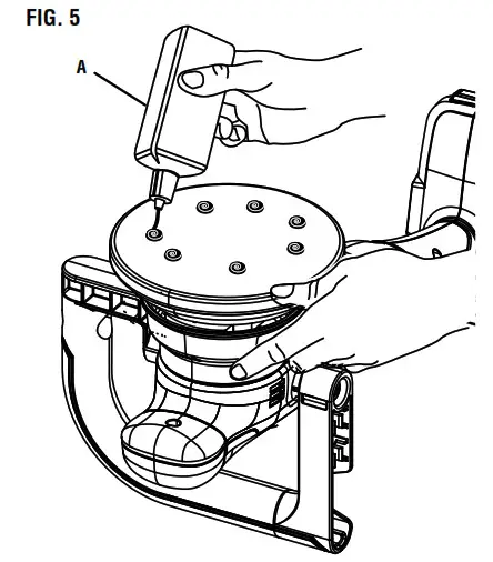 RYOBI PBF100 18 Volt 5 Inch Variable Speed Dual Action Polisher - fig 7