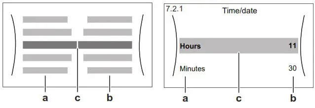 DAIKIN EWSAH06DA9W Altherma 3 WS Water Heat Pump System - Detailed screen with values