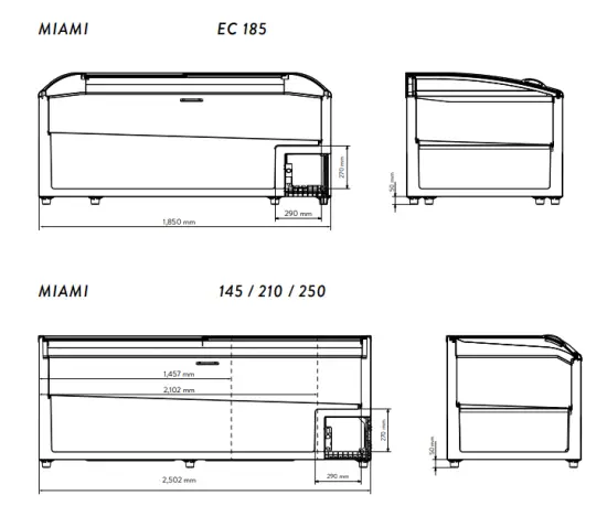 AHT MIAMI Refrigerators and Freezers - assesrois