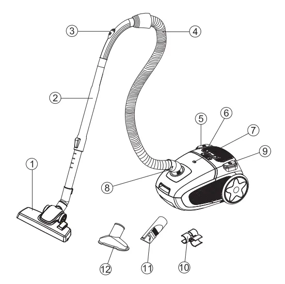 Westinghouse-Bag-Vacuum-Cleaner-1