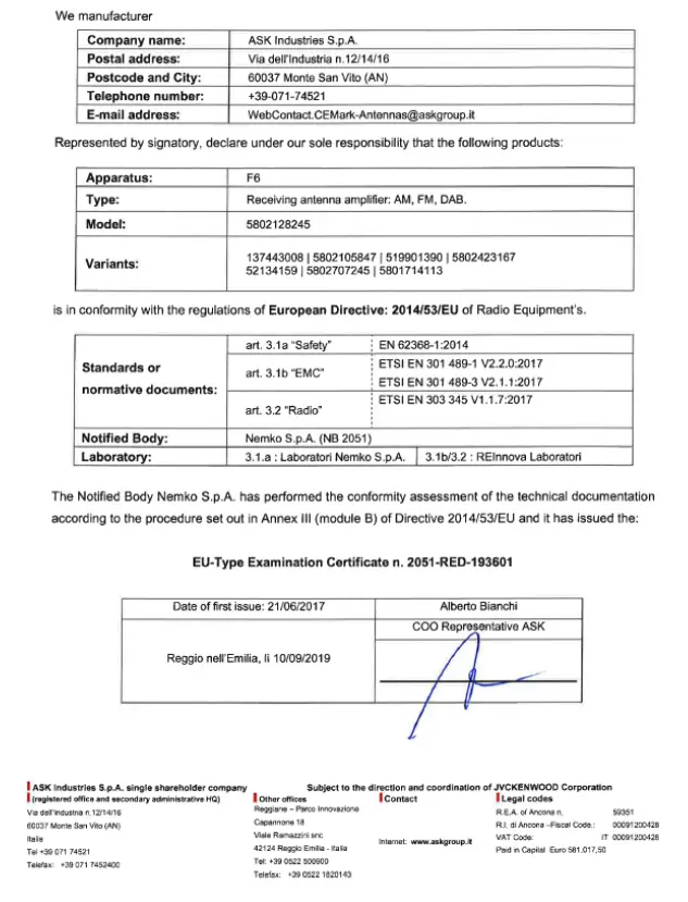 ASK F6 Amplifier fig 10