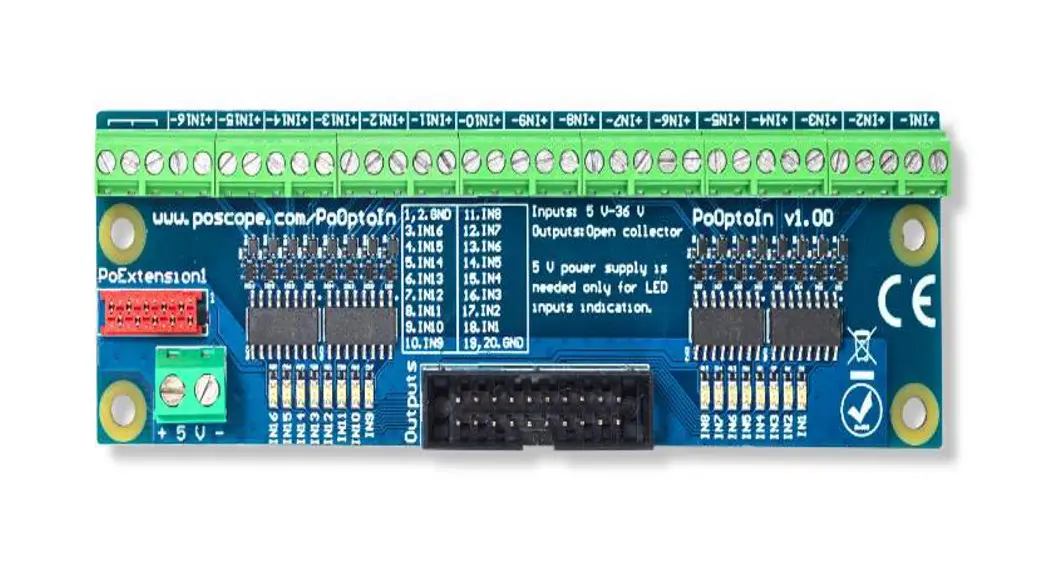 Polabs Pooptoin 16-channels Industrial Digital Optical Isolator User Manual Polabs Pooptoin 16-channels Industrial Digital Optical Isolator User Manual