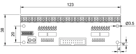 PoLabs PoOptoIn 16 Channels Industrial Digital Optical Isolator - Technical specifications