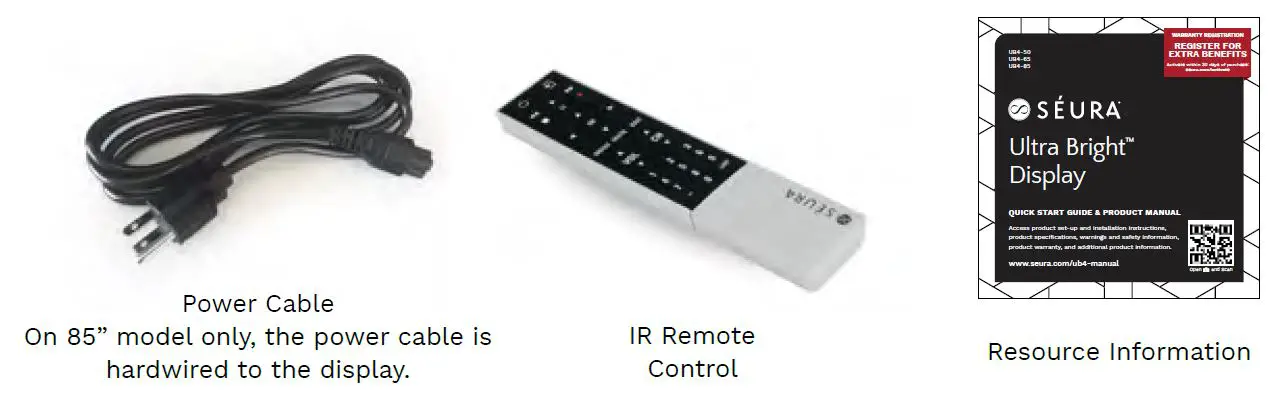 SEURA UB4-85 Full Sun Series 85 Inch 4K Ultra HD LED Outdoor TV fig 4