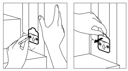 munchkin Extending Metal Push to Close Gate Mark the screw