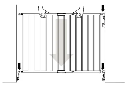 munchkin Extending Metal Push to position