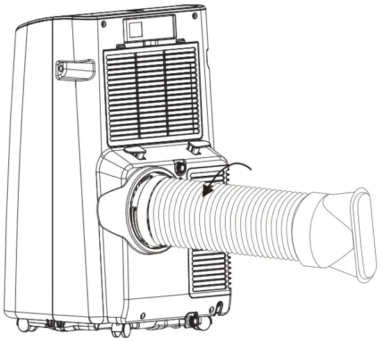 INSTALL EXHAUST HOSE