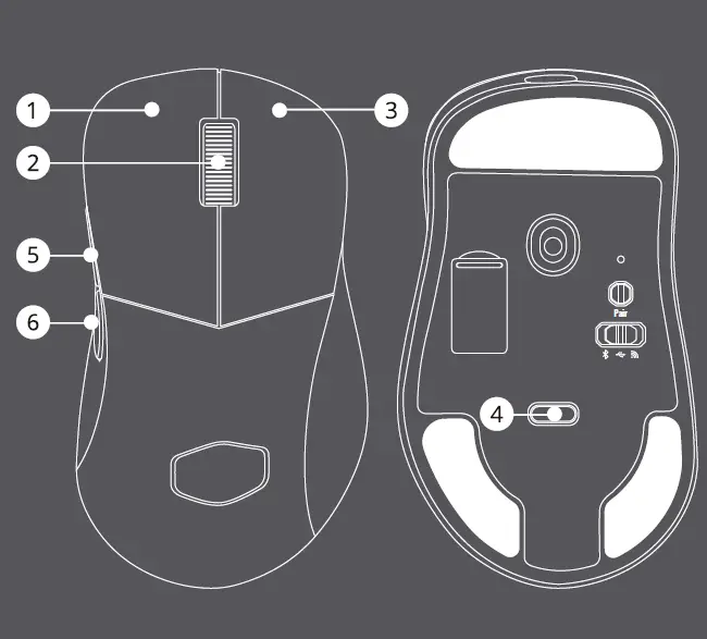 COOLER -MASTER- MM731 -Wireless -Lightweight -Gaming -Mouse- with -Optical -Switches -1