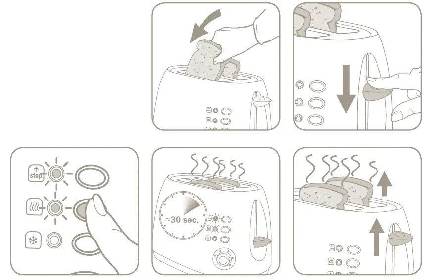 ROWENTA -TL626030 -Preface- Toster- Maker -Machine -6