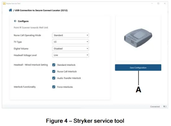 stryker 521200380100 Secure Connect Wireless Call with Pelican Case - 18