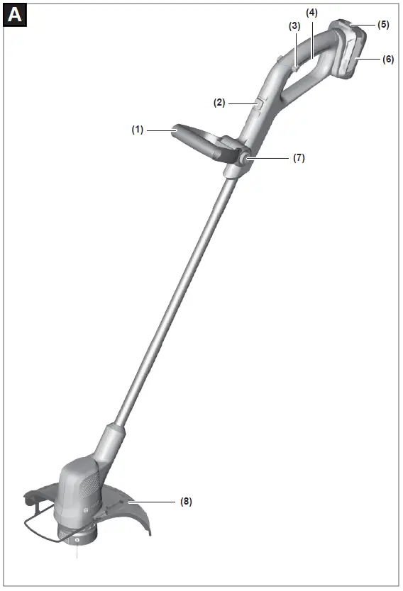 BOSCH 18V-26 Easy Cordless grass trimmer-fig01