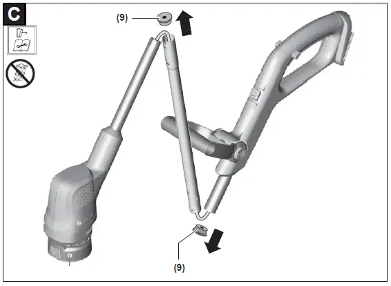 BOSCH 18V-26 Easy Cordless grass trimmer-fig2