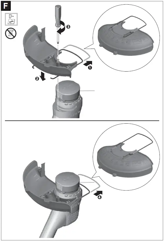 BOSCH 18V-26 Easy Cordless grass trimmer-fig5