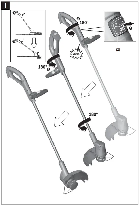 BOSCH 18V-26 Easy Cordless grass trimmer-fig8