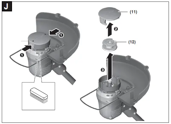 BOSCH 18V-26 Easy Cordless grass trimmer-fig9