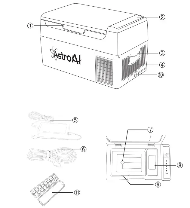 AstroAL G22 Portale Freezer - figure 1