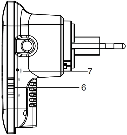 JUPLINK EC3-750 Parts of the Wifi Repeater 2