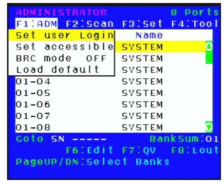 KVM SWITCHS KVM-1508XX 8 Port KVM Switch-Combo - F1-ADM