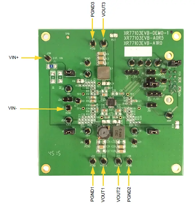 MAXLINEAR XR77103-A0R5 Universal PMIC 3 Output Buck Regulator-fig1