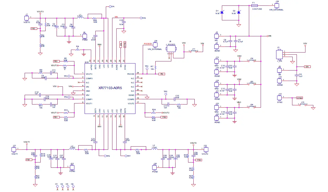 MAXLINEAR XR77103-A0R5 Universal PMIC 3 Output Buck Regulator-fig3