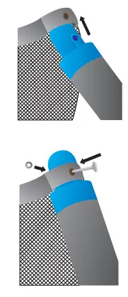 SkyBound CURVED POLE TRAMPOLINE NET-FIG3