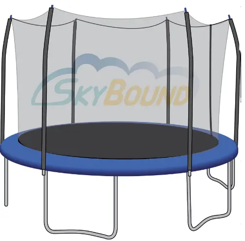 SkyBound CURVED POLE TRAMPOLINE NET-PROPD
