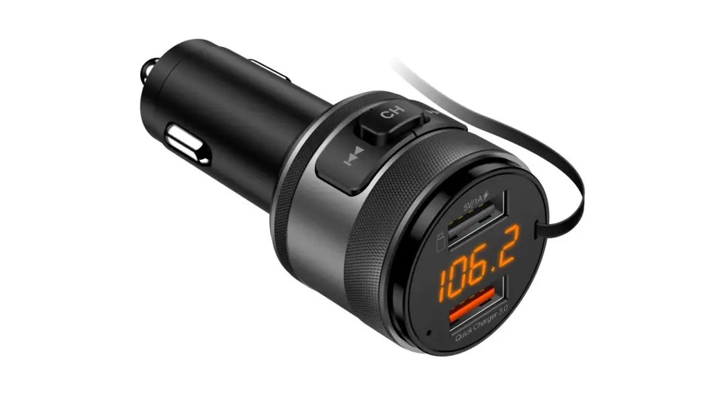 Isimple Bluetotoh 5.0 Fm Transmitter With External Microphone User Guide