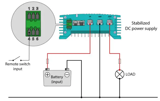 Mastervolt DC DC CHARGER Mac Plus - Connection 2
