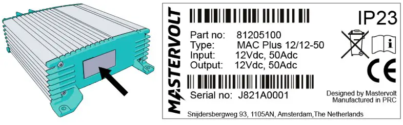 Mastervolt DC DC CHARGER Mac Plus - General information