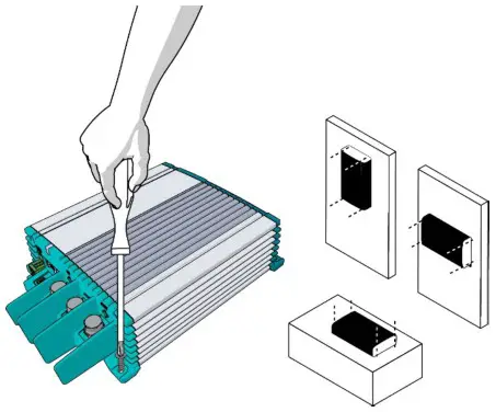 Mastervolt DC DC CHARGER Mac Plus - Placement and mounting