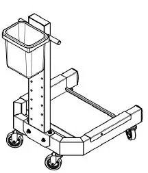GLOBAL INDUSTRIAL 436998BK Mobile Powered Orbit Car 10