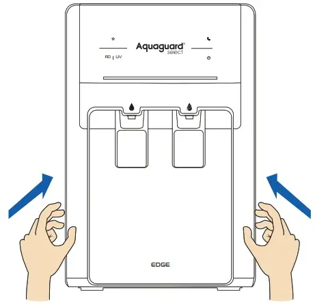 Dr Aquaguard Edge ayur WATER PURIFIER - FILTER REPLACEMENT METHODS 14
