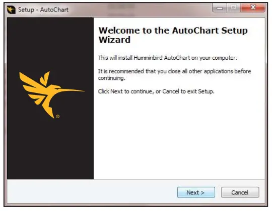 HUMMINBIRD Autochart PC Software - devis2